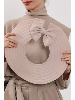 4a Taş Türban Üzeri Aerobin Pratik Tak Çık Fiyonklu Şapka,sp 4a,sp