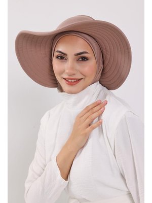 Vizon Türban Üzeri Penye Pratik Tak Çık Fiyonklu Şapka,sp 4,sp
