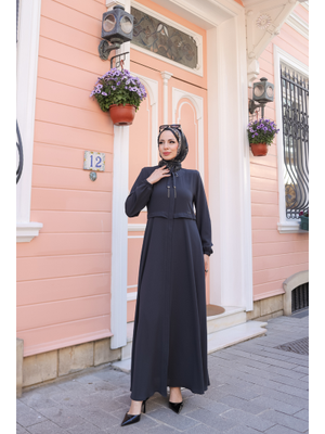 Füme Allerli Kiloş Bağcıklı Ferace Füme Allerli Kiloş Bağcıklı Ferace