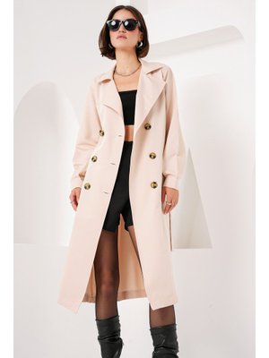 Bej Kruvaze Yaka Trençkot Bej Kruvaze Yaka Trençkot