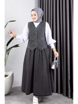 Etek 2'li Takım Kot Yelek