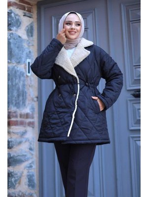 Astarlı Kapitone Kısa Mont