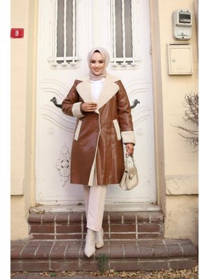 Kürklü Panzot Deri Kaban