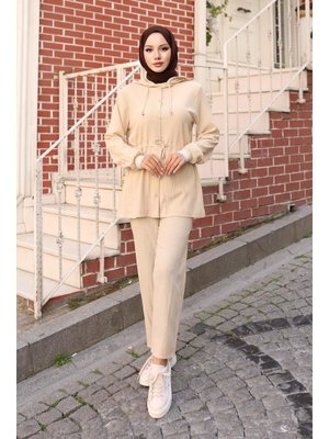 Bej Ribana Detaylı Takım