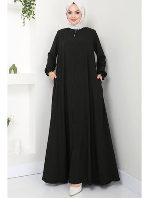 Siyah Büyük Beden Mevlana Ferace Siyah Büyük Beden Mevlana Ferace