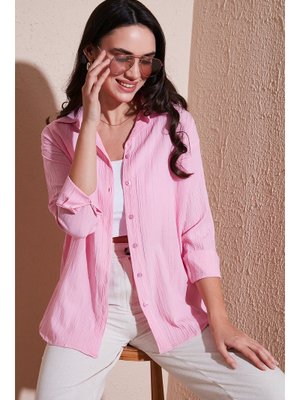 Pembe Lela Gömlek Şeker