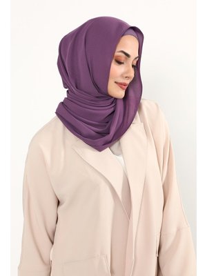 Mor Krep Şal & Penye Bone İkili Takım,ps