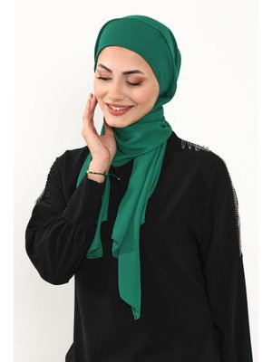 Yeşil Pratik Krep Şal,ps