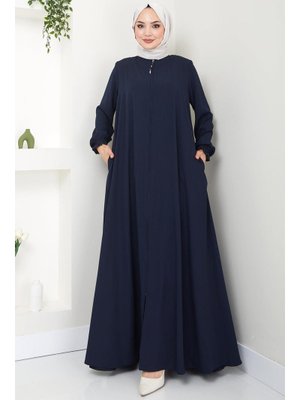 Lacivert Büyük Beden Mevlana Ferace Lacivert Büyük Beden Mevlana Ferace