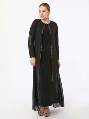 Siyah Büyük Beden Abiye Elbise