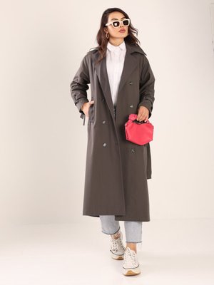 Füme Tasarım Kadın Oversize Trençkot