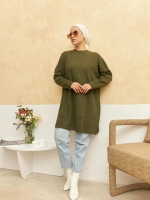 Haki Ankanoor Triko Tunik Haki Ankanoor Triko Tunik
