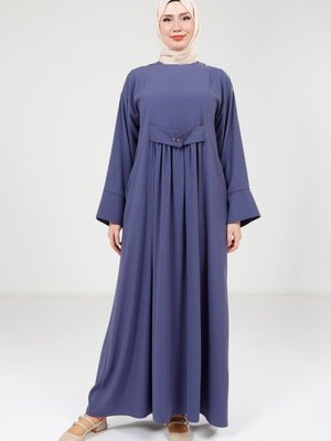 Mor Çıtçıtlı Elbise Mor Çıtçıtlı Elbise