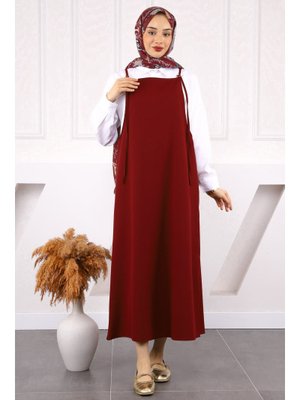 Bordo İp Askılı Jile Bordo İp Askılı Jile