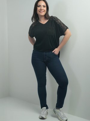 Koyu Lacivert Büyük Beden Pantolon