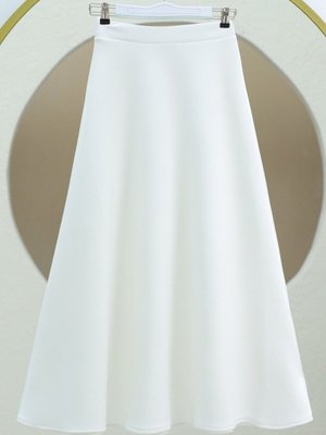 Beyaz Uzun Bol Kiloş Sukuba Puf Etek Beyaz Uzun Bol Kiloş Sukuba Puf Etek