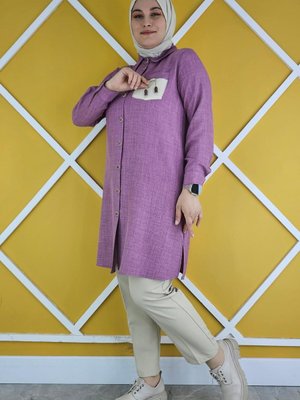 Taş Cep Torba Kombinli Gömlek