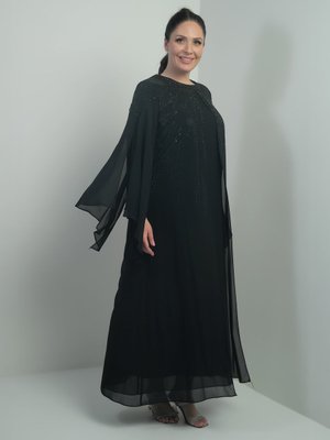 Siyah Büyük Beden Abiye Elbise