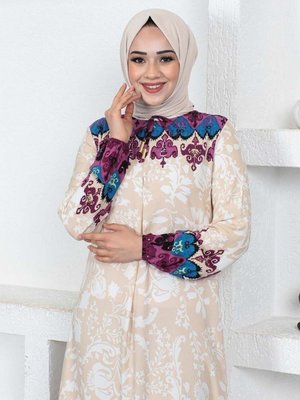 Vizon A Pile Model Elbise Vizon A Pile Model Elbise