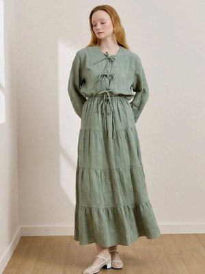 Çağla Fistolu Müslin Kat Etek