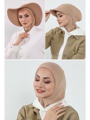1p Sütlü Kahve 3'lü Tak Çık Bone,siperlik Ve Şapka Seti ,st 1p Sütlü Kahve 3'lü Tak Çık Bone,siperlik Ve Şapka Seti ,st