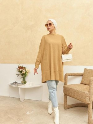 Camel Ankanoor Triko Tunik