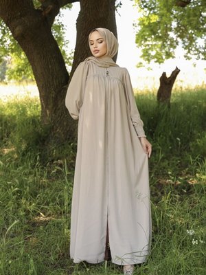 Bej Ankanoor Açık Robalı Ferace