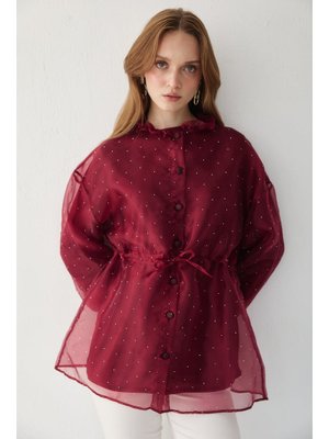 Taşlı Organze Kap Taşlı Organze Kap