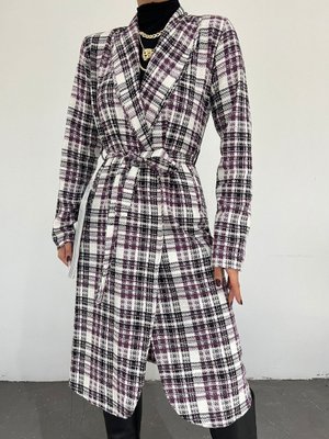 Mor Belden Bağlamalı Şanel Kap