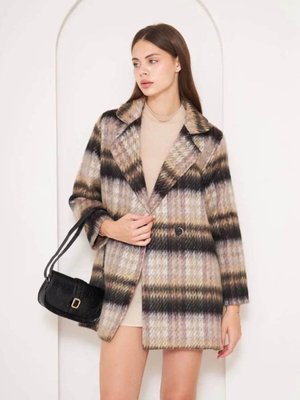 Bej Ekose Kısa Kaban