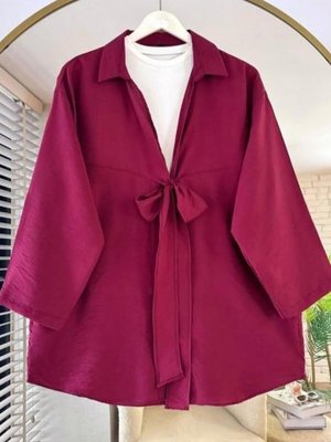 Bordo Kimono Tunik Bordo Kimono Tunik