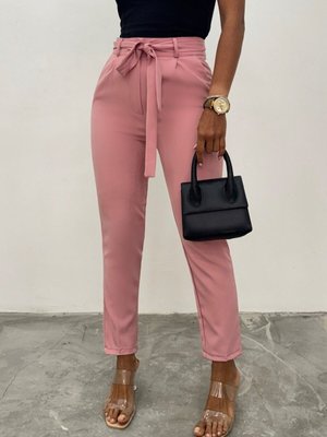 Pudra Kemerli Bilek Pantolon