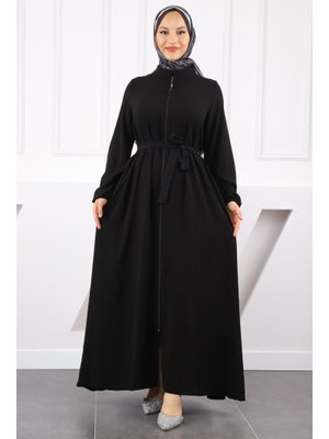Siyah Kol Lastikli Ferace Siyah Kol Lastikli Ferace