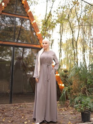 Vizon Ankanoor Gizli Patlı Biyeli Abaya Kol Ferace