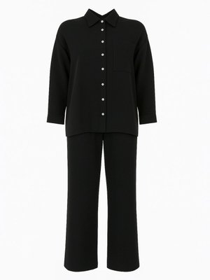 Siyah Büyük Beden Takım Siyah Büyük Beden Takım