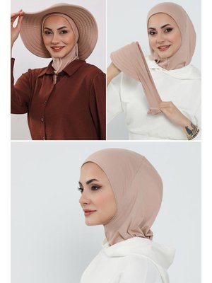 1p Açık Vizon 3'lü Tak Çık Bone,siperlik Ve Şapka Seti ,st 1p Açık Vizon 3'lü Tak Çık Bone,siperlik Ve Şapka Seti ,st