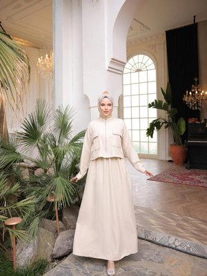 Bej Ankanoor Keten Ceket Takım Elbise