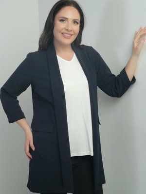 Lacivert Büyük Beden Ceket