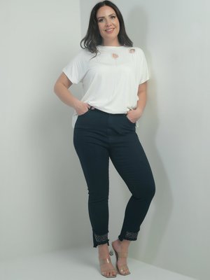 Petrol Büyük Beden Pantolon