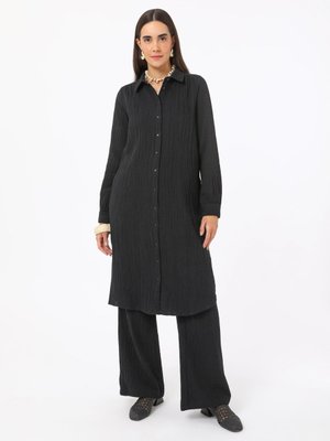 Siyah Pamuklu Müslin Tunik Siyah Pamuklu Müslin Tunik