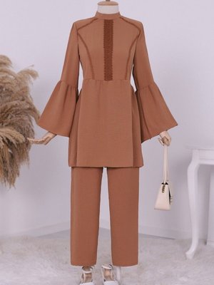 Tarçın Önü Fistolu İspanyol Kol Ayrobin İkili Takım