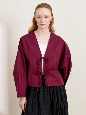 Mürdüm Fiyonklu Ceket