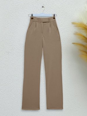 Vizon Beli Cırtlı Likralı Pantolon Vizon Beli Cırtlı Likralı Pantolon