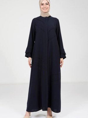 9290 Ferace İnce Taşlı Lacivert 9290 Ferace İnce Taşlı Lacivert