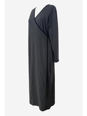 1998_pratik Yandan Bağlamalı Kruvaze Biye Kuşaklı Pamuk Kumaş Namaz Elbisesi 1998_pratik Yandan Bağlamalı Kruvaze Biye Kuşaklı Pamuk Kumaş Namaz Elbisesi