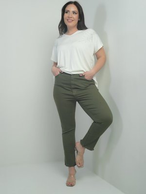 Haki Büyük Beden Pantolon