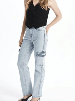 Mavi Kargo Cep Kar Yıkama Jeans Pantolon