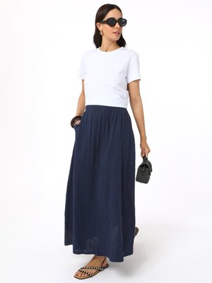 Lacivert Pamuklu Müslin Etek Lacivert Pamuklu Müslin Etek