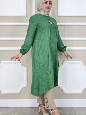 Benetton Yaka Sallantı Aksesuar Detaylı Tunik Benetton Yaka Sallantı Aksesuar Detaylı Tunik