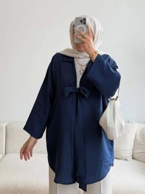 Lacivert Kimono Tunik Lacivert Kimono Tunik